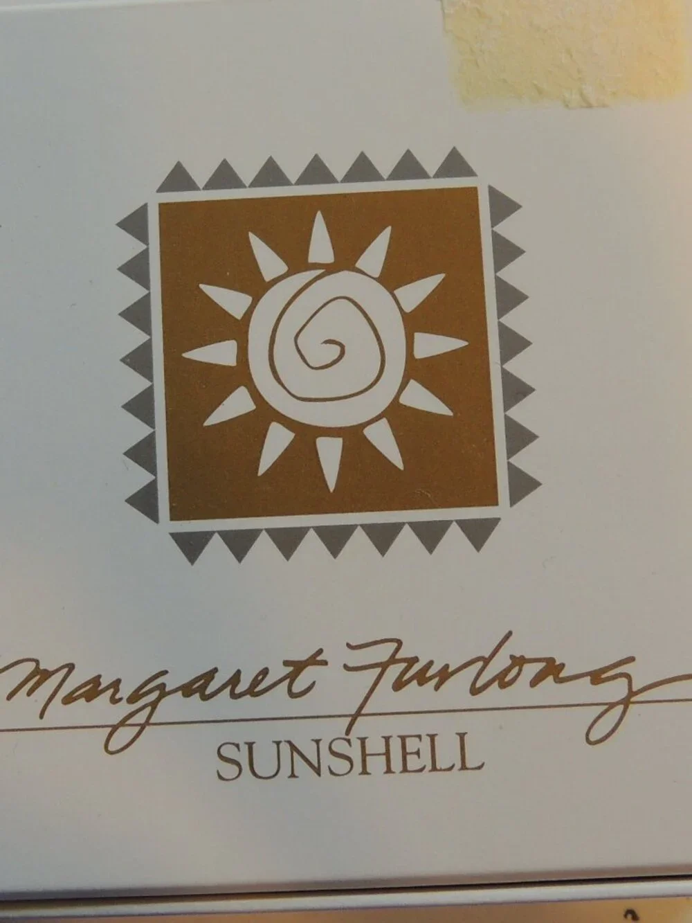 TWO Margaret Furlong Sunshell Ornaments